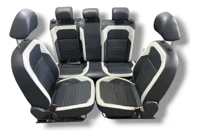 Jogo De Banco Couro Vw Tcross T Cross 2019 2024 Cinza