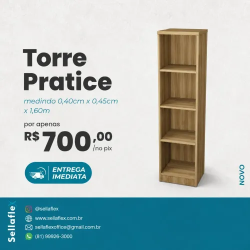 Estante de livros - Nova