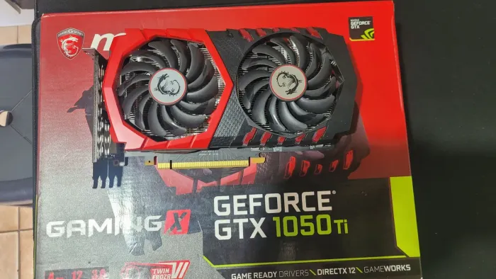 Placa de vídeo MSI GTX 1050 TI 4 GB