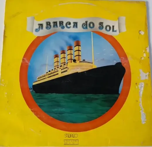 Lp Raro,A Barca Do Sol,A Primeira Batalha (1988)1974,Phonodisc,Capa Com Falhas E Marcas