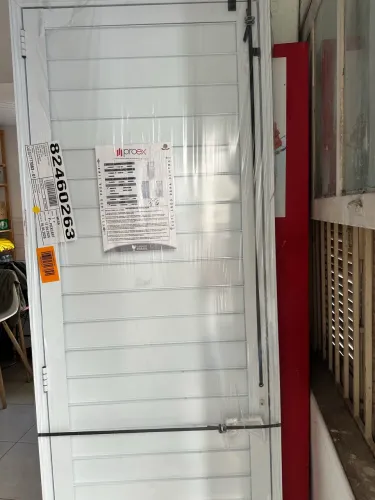 Porta Lambril Alumínio 70cm Abertura Direito