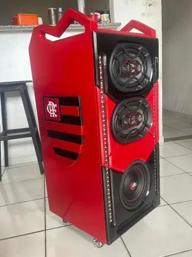 CAIXA DE SOM PERSONALIZADA DO FLAMENGO
