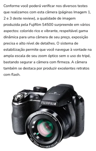 Câmera fotográfica fugi