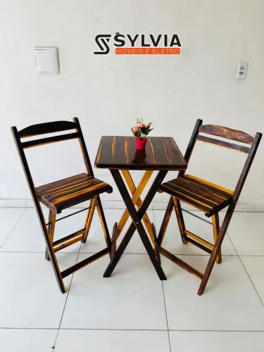 Conjunto dobrável quadrado