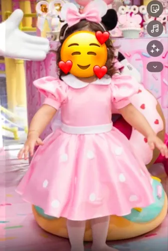 Vestido infantil aniversário Minnie (2 anos)