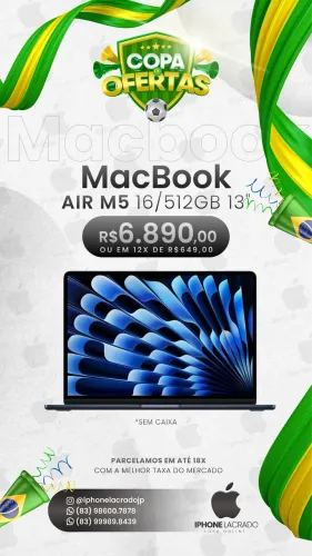MacBook Air m5 13 16/512gb 