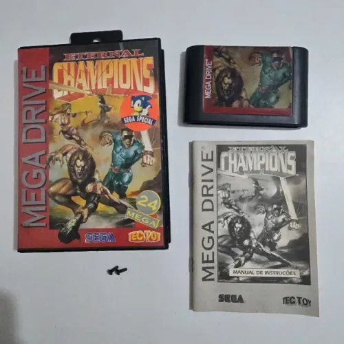 Eternal Champions - Sega Mega Drive Tectoy completo