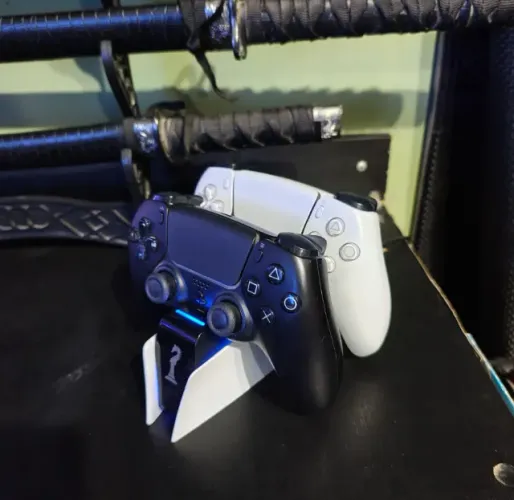 Controle PS5 + Base de Carregamento