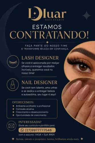 Contrato manicure tradicional, gel e cílios 