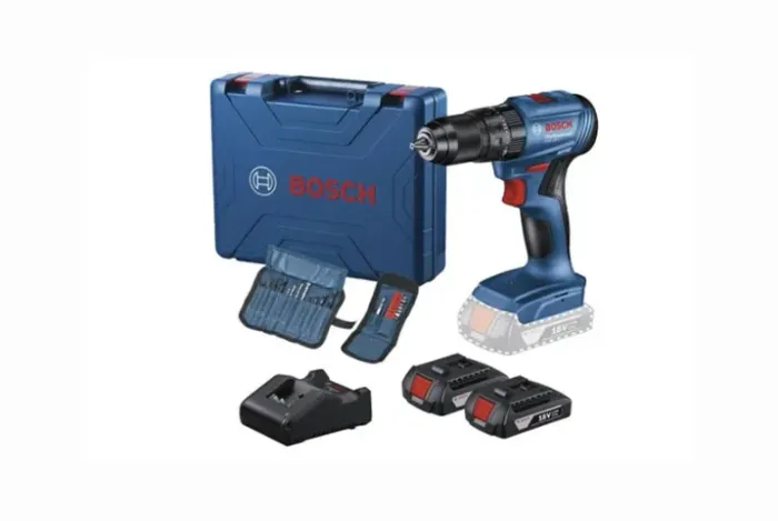 Furadeira e Parafusadeira Impacto GSB185-LI Motor Brushless 18V Bosch, Maleta, 02 Baterias