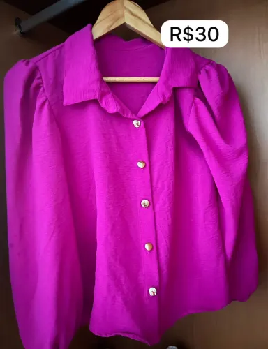 BLUSA FÚCSIA SOCIAL
