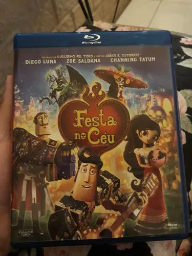 Blu Ray Festa no céu. Animação. Filme. Desenho. Novo