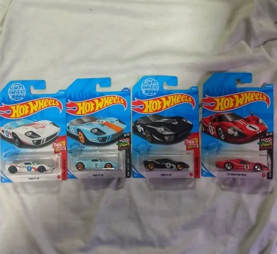 Hot Wheels Kit 4 Ford Gt 40 Clássico