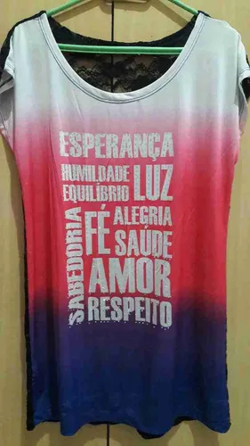 Blusa com brilho e renda