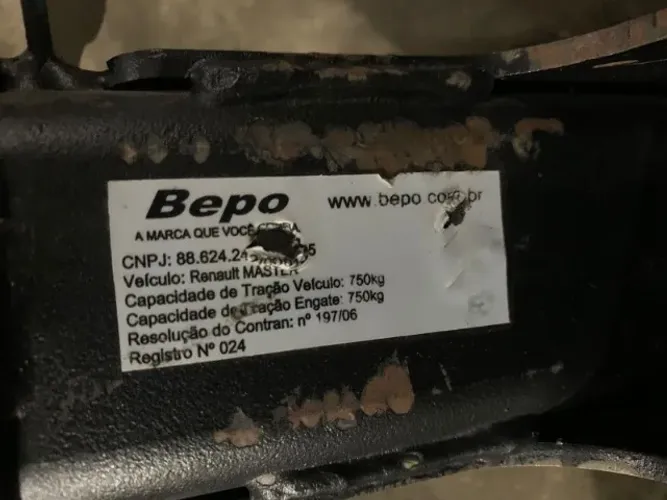 Engate Reboque Renault Master Original Bepo
