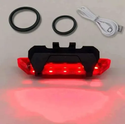 Luz pisca traseira bike