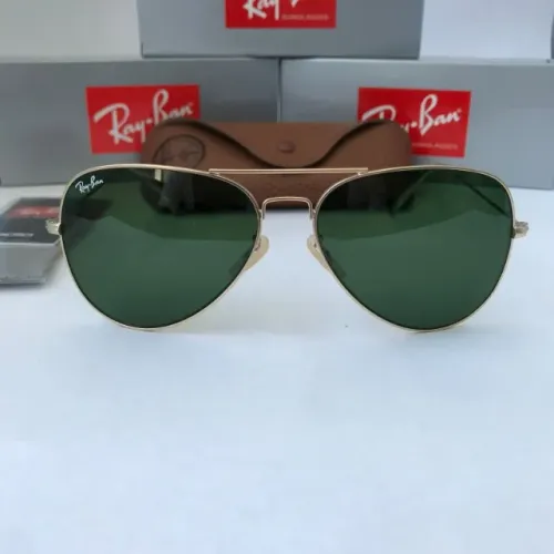 Óculos Ray ban Aviador Clássico G15 Gold lentes de cristal
