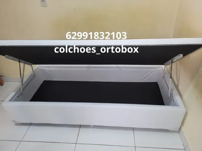 Box baú Solteiro com um ano de garantia