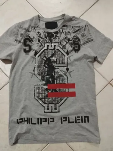 Camisa masculina PHILIP PLEIN - cinza - tamanho XL 