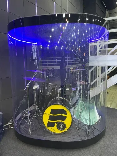 Aquário de Bateria Redondo Fechado , Melhor preço do Rio de Janeiro com ótimo acabamento