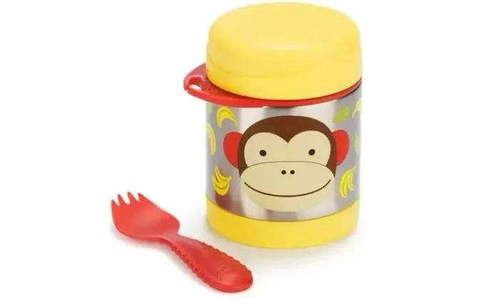 Pote térmico Skip hop Zoo Macaco amarelo