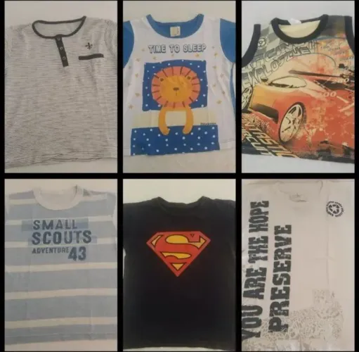 Lote de roupas menino 3 anos 