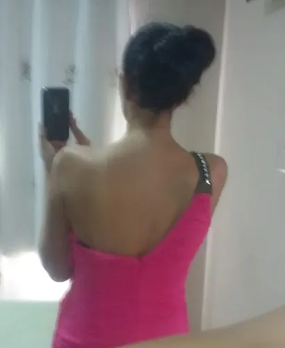 Vestido de festa rosa pink 