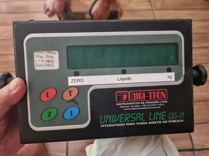 Balança para trilho carretilha frigorifica 300kl