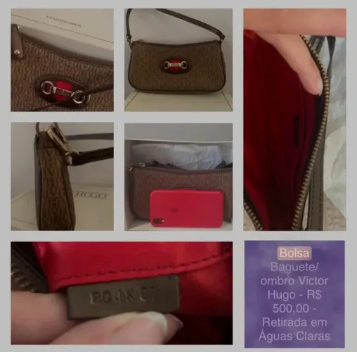 Bolsa Baguete Victor Hugo - ORIGINAL