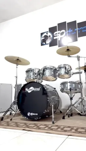 Bateria Spanking 3 tons bumbo 22 peles hidráulicas - nova 