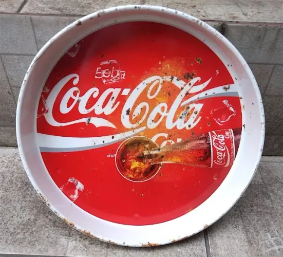 Bandeja Antiga Coca-cola - Em Metal