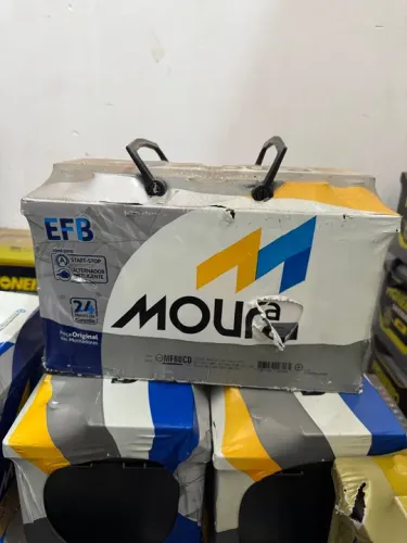 Bateria Moura 80 amperes EFB START STOP 24 meses de garantia na RL BATERIAS