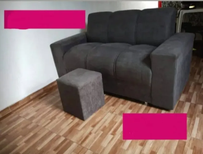 Promoção sofá 3 lugares com puff 470$