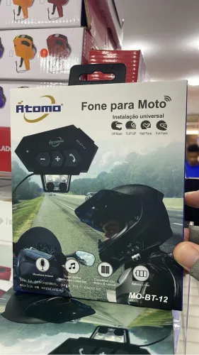 Fone para capacete
