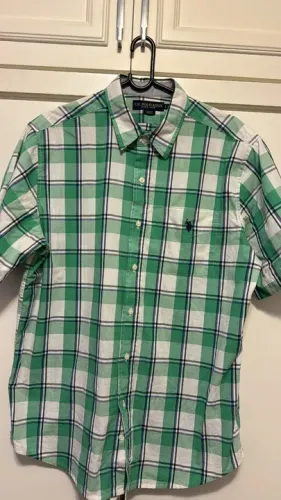 camisa em algodão tricoline importada americana. marca u.s polo