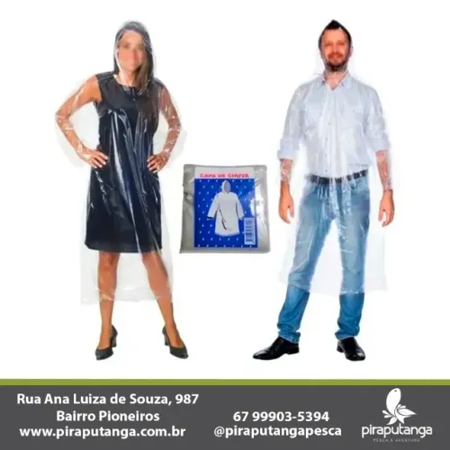 Capa de Chuva Descartável