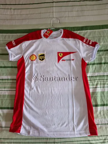 Camisa Ferrari f1 branca - nova (p ao gg)