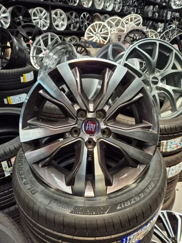 Jogo de rodas Fiat toro aro 17 5x110 originais