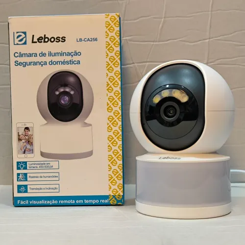 Câmera Wi-Fi babá eletrônica monitoramento pelo celular visão noturna 
