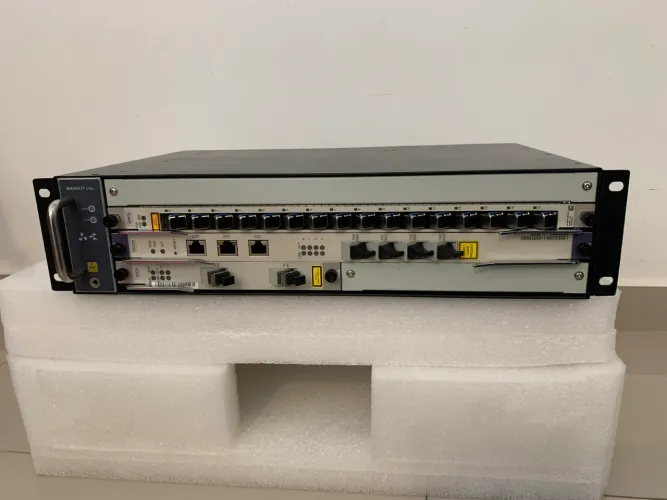 Huawei MA5600 OLT, AC+DC, com 16 pinos, placa GPFD C++, novo, R$ 10.000