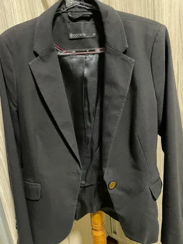 Blazer Cortelle Preto - Tamanho 40