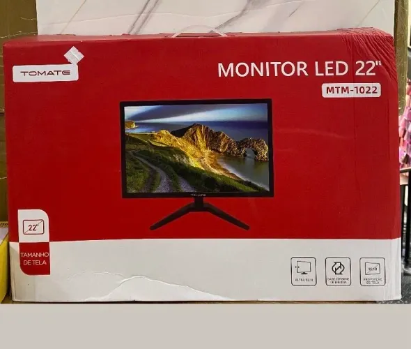 Monitor Led Tela 22 Polegadas Tomate MTM-1022 Computador de Alta resolução