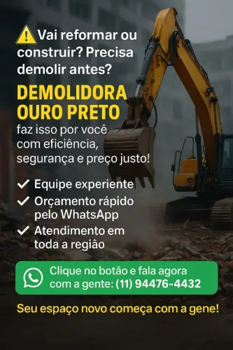 Demolidora Ouro Preto - Onde a Transformação Começa