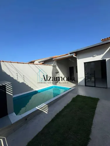 Casa nova com piscina para venda bairro Tupy Itanhaém -SP