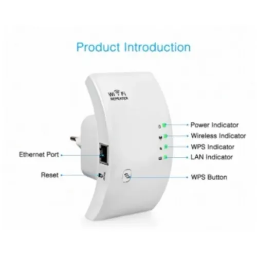 [Novo] Repetidor Amplificador De Sinal Wifi Wireless Ultra Rápido