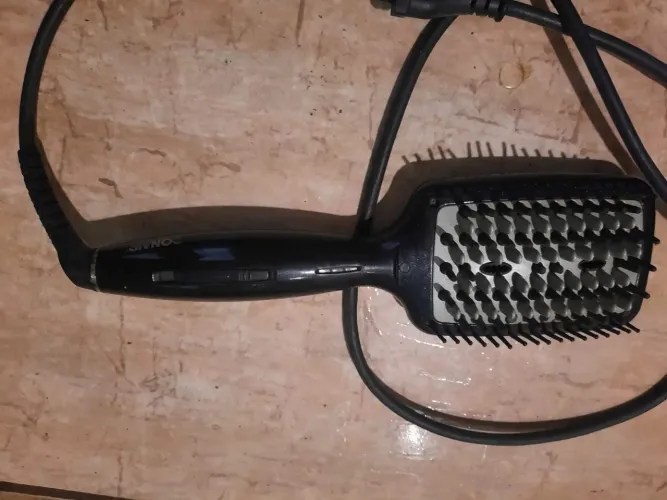 escova elétrica alisadora diamond brilliance conair semi nova