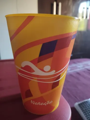 Copo jogos paraolímpicos de 2016 de plástico com tema de natação