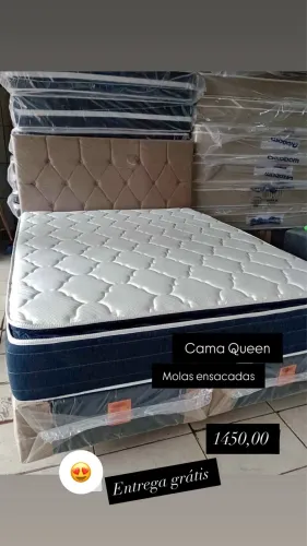 CAMA QUEEN MOLAS ENSACADAS """ 