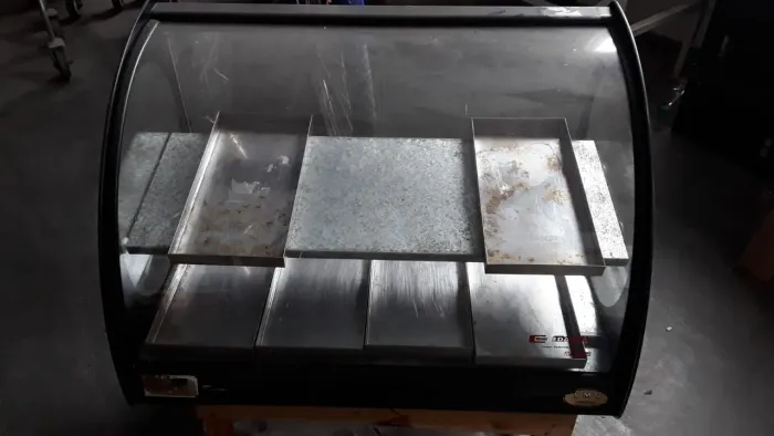 Estufa/vitrine/expositora para salgados