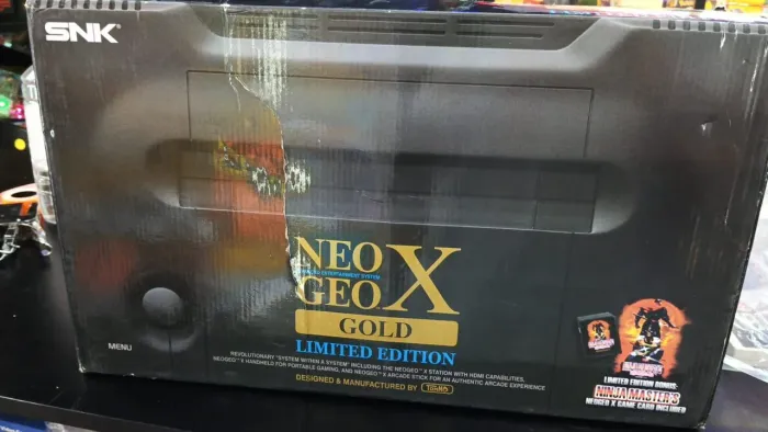 NEO GEO X GOLD EDITION LIMITED NINJA MASTERS  RARO!!!!!